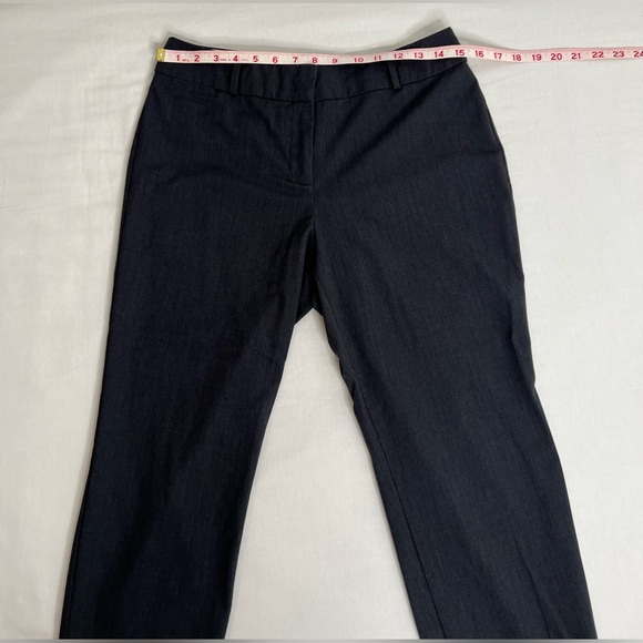 Liz Claiborne Carrer Pants Black Emma Ankle Length Mid Rise Size 8ps - Picture 3 of 9